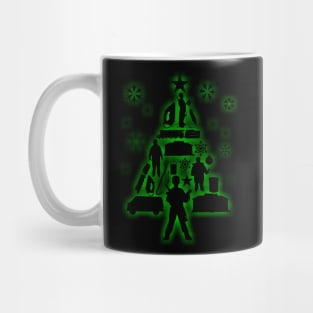 Home Alone Christmas Tree Silhouette Mug